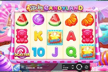 Sticky Candyland Slot Game Screenshot Image