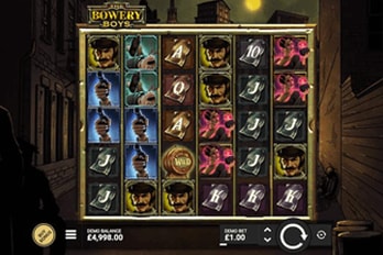 The Bowery Boys Slot Game Screenshot Image