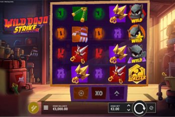 Wild Dojo Strike Slot Game Screenshot Image