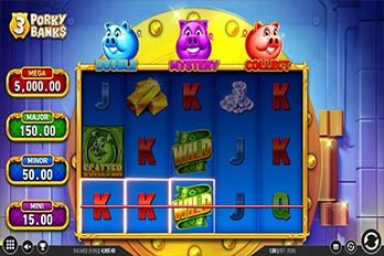 3 Porky Banks Hold and Win Slot Game Screenshot Image