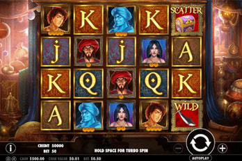 Aladdin Slot Game Screenshot Image