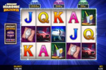 iSoftBet Brilliant Diamonds: Hold & Win Slot Game Screenshot Image