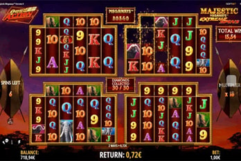 Majestic Megaways Extreme 4 Slot Game Screenshot Image