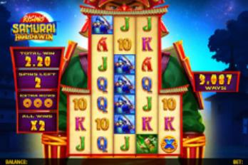 iSoftBet Rising Samurai: Hold & Win Slot Game Screenshot Image