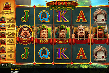 Sheriff of Nottingham Slot Game Screenshot Image