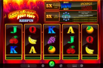 iSoftBet Super Fast Hot Hot Respin Slot Game Screenshot Image