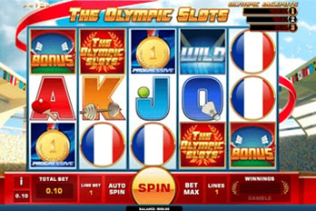 The Olympic Slots Slot Game Screenshot Image