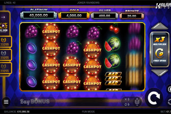Joker Rainbows Slot Game Screenshot Image