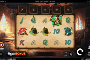 Sadie Swift: Guns'n Glyphs Slot Game Screenshot Image