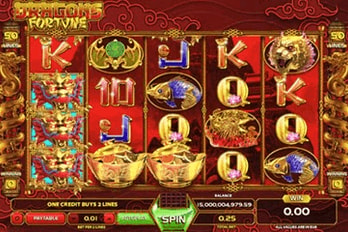 Dragons Fortune Slot Game Screenshot Image
