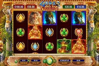 Gods vs Titans Slot Game Screenshot Image
