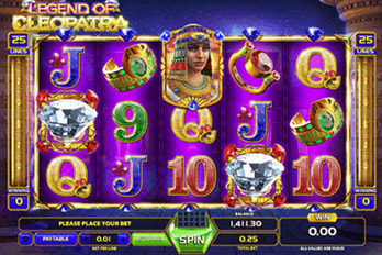 Legend of Cleopatra Slot Game Screenshot Image