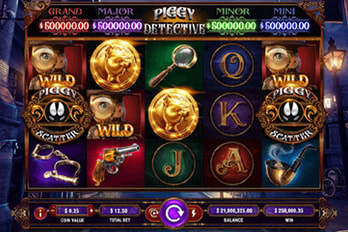 Piggy Detective Slot Game Screenshot Image