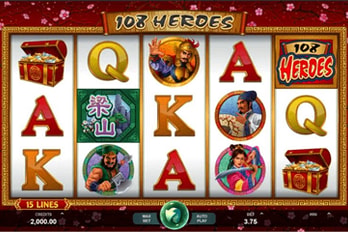 108 Heroes Slot Game Screenshot Image