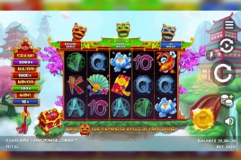 3 Laughing Lions: Power Combo Slot Game Screenshot Image
