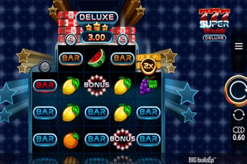 777 Super BIG BuildUp Deluxe Slot Game Screenshot Image