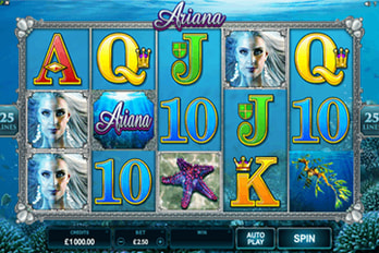 Ariana Slot Game Screenshot Image