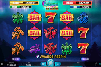 Aurora Wilds Slot Game Screenshot Image