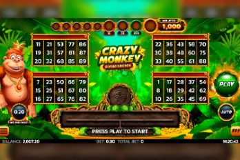 Crazy Monkey: Banana Kingdom Slot Game Screenshot Image
