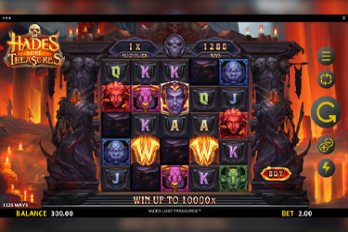 Hades: Lost Treasures Slot Game Screenshot Image