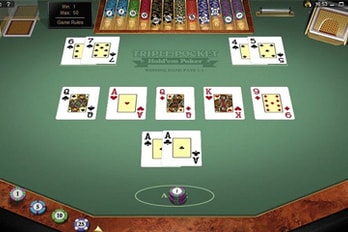 Hold'em Poker Table Game Screenshot Image