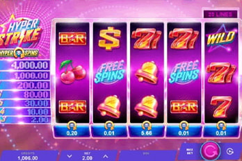 Hyper Strike HyperSpins Slot Game Screenshot Image