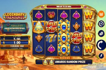Legendary Treasures Slot Game Screenshot Image