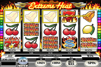 Retro Reels: Extreme Heat Slot Game Screenshot Image