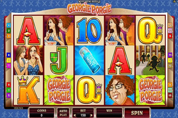 Rhyming Reels- Georgie Porgie Slot Game Screenshot Image
