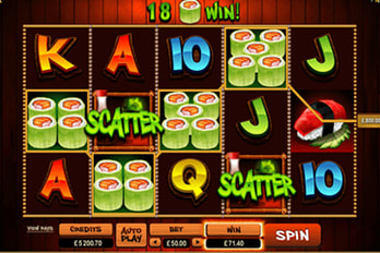 So Much Sushi Slot Game Screenshot Image