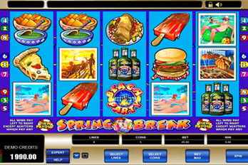 Spring Break Slot Game Screenshot Image