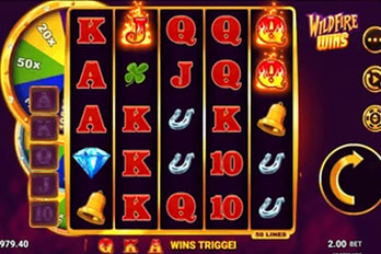 Wildfire Wins Slot Game Screenshot Image