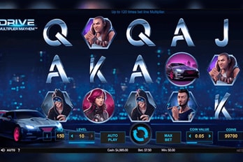 Drive: Multiplier Mayhem Slot Game Screenshot Image