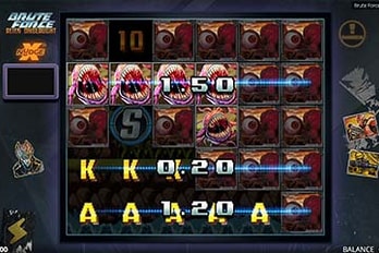Brute Force: Alien Onslaught Slot Game Screenshot Image