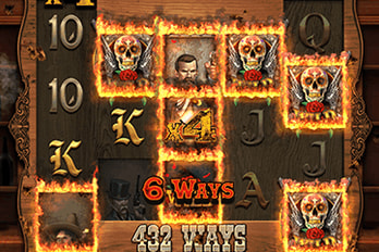 Nolimit City El Paso Gunfight xNudge Slot Game Screenshot Image
