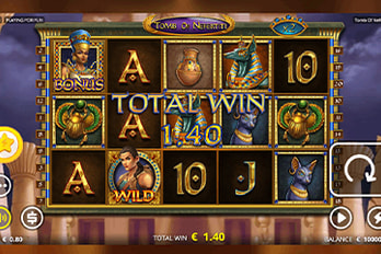 Nolimit City Tomb of Nefertiti Slot Game Screenshot Image 