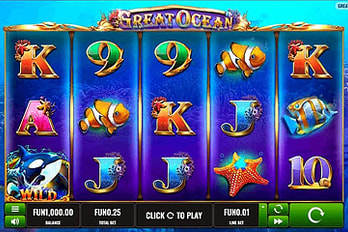 Great Ocean Slot Game Screenshot Image
