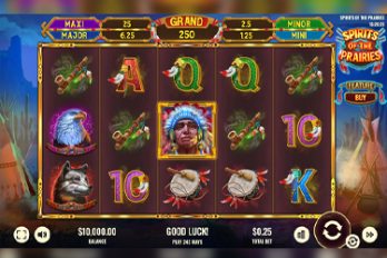 Spirits of the Prairies Slot Game Screenshot Image
