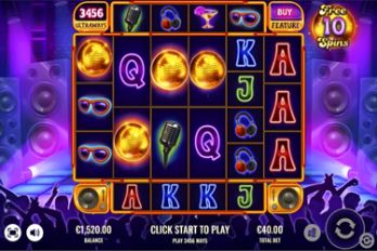 Ultra Disco Slot Game Screenshot Image