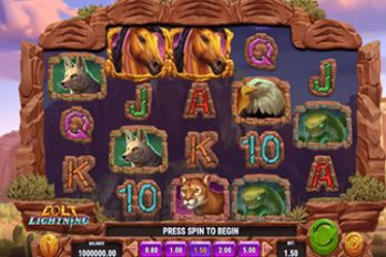 Colt Lightning Slot Game Screenshot Image