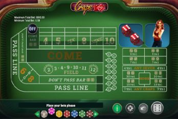 Craps Table Game Screenshot Image