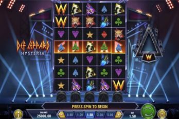 Def Leppard: Hysteria Slot Game Screenshot Image