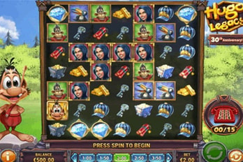 Hugo Legacy Slot Game Screenshot Image