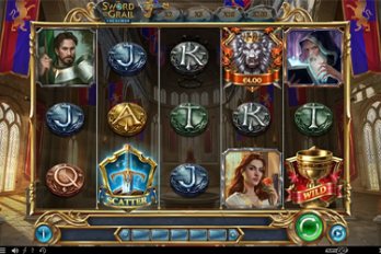 The Sword and the Grail Excalibur Slot Game Screenshot Image