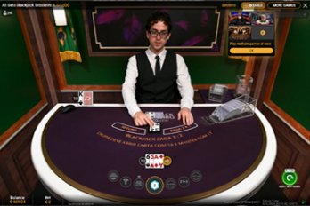 All Bets Blackjack Brasileiro Live Casino Screenshot Image