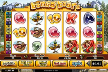 Bonus Bears Slot Game Screenshot Image