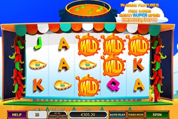 Chili Eruption: Thundershots Slot Game Screenshot Image