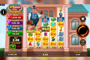 Gold Hit & Link: JP Bacon & Co. Slot Game Screenshot Image