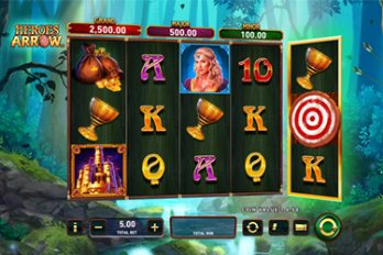 Heroes Arrow Slot Game Screenshot Image