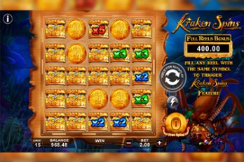 Kraken Spins Slot Game Screenshot Image